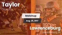 Matchup: Taylor  vs. Lawrenceburg  2017