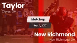 Matchup: Taylor  vs. New Richmond  2017