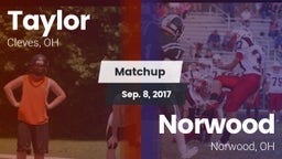 Matchup: Taylor  vs. Norwood  2017