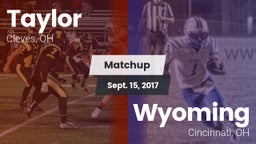 Matchup: Taylor  vs. Wyoming  2017