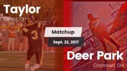 Matchup: Taylor  vs. Deer Park  2017