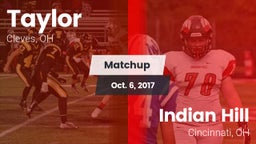 Matchup: Taylor  vs. Indian Hill  2017