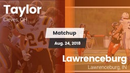 Matchup: Taylor  vs. Lawrenceburg  2018