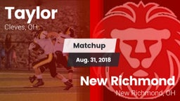 Matchup: Taylor  vs. New Richmond  2018