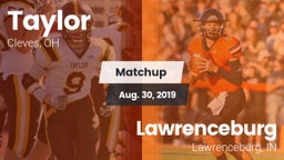 Matchup: Taylor  vs. Lawrenceburg  2019