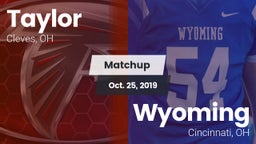 Matchup: Taylor  vs. Wyoming  2019