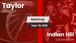 Matchup: Taylor  vs. Indian Hill  2020