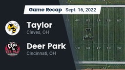 Recap: Taylor  vs. Deer Park  2022
