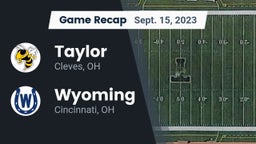 Recap: Taylor  vs. Wyoming  2023