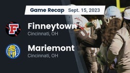 Recap: Finneytown  vs. Mariemont  2023