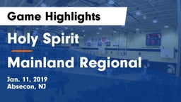 Holy Spirit  vs Mainland Regional  Game Highlights - Jan. 11, 2019