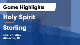 Holy Spirit  vs Sterling  Game Highlights - Jan. 27, 2023