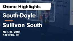 South-Doyle  vs Sullivan South  Game Highlights - Nov. 23, 2018