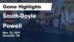 South-Doyle  vs Powell  Game Highlights - Nov. 22, 2019
