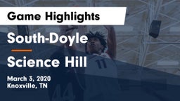 South-Doyle  vs Science Hill  Game Highlights - March 3, 2020