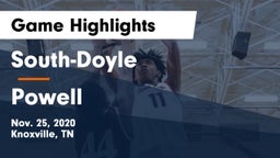 South-Doyle  vs Powell  Game Highlights - Nov. 25, 2020