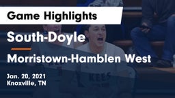 South-Doyle  vs Morristown-Hamblen West  Game Highlights - Jan. 20, 2021