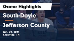 South-Doyle  vs Jefferson County  Game Highlights - Jan. 22, 2021