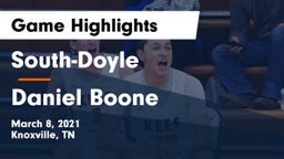 South-Doyle  vs Daniel Boone  Game Highlights - March 8, 2021