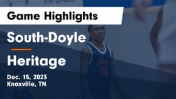 South-Doyle  vs Heritage  Game Highlights - Dec. 15, 2023