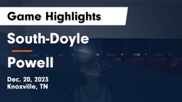 South-Doyle  vs Powell  Game Highlights - Dec. 20, 2023