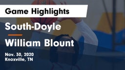 South-Doyle  vs William Blount  Game Highlights - Nov. 30, 2020