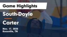 South-Doyle  vs Carter  Game Highlights - Nov. 17, 2020
