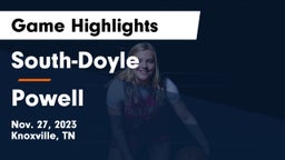 South-Doyle  vs Powell  Game Highlights - Nov. 27, 2023