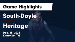 South-Doyle  vs Heritage  Game Highlights - Dec. 15, 2023