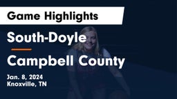 South-Doyle  vs Campbell County  Game Highlights - Jan. 8, 2024