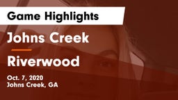 Johns Creek  vs Riverwood  Game Highlights - Oct. 7, 2020
