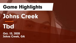 Johns Creek  vs Tbd Game Highlights - Oct. 13, 2020