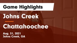 Johns Creek  vs Chattahoochee  Game Highlights - Aug. 31, 2021