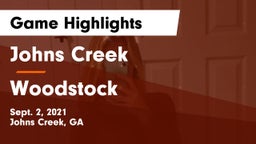 Johns Creek  vs Woodstock  Game Highlights - Sept. 2, 2021