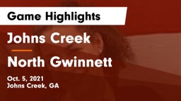 Johns Creek  vs North Gwinnett  Game Highlights - Oct. 5, 2021
