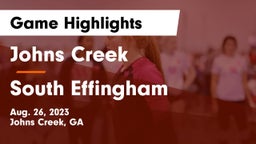 Johns Creek  vs South Effingham  Game Highlights - Aug. 26, 2023