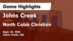 Johns Creek  vs North Cobb Christian  Game Highlights - Sept. 23, 2023