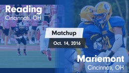 Matchup: Reading  vs. Mariemont  2016