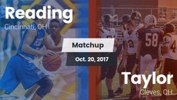 Matchup: Reading  vs. Taylor  2017