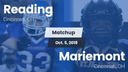 Matchup: Reading  vs. Mariemont  2018