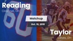 Matchup: Reading  vs. Taylor  2018