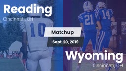 Matchup: Reading  vs. Wyoming  2019