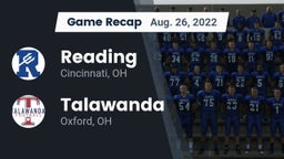 Recap: Reading  vs. Talawanda  2022