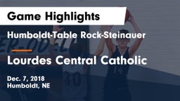 Humboldt-Table Rock-Steinauer  vs Lourdes Central Catholic  Game Highlights - Dec. 7, 2018