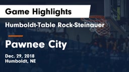 Humboldt-Table Rock-Steinauer  vs Pawnee City  Game Highlights - Dec. 29, 2018