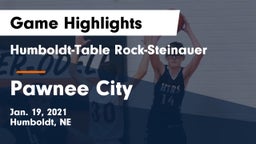 Humboldt-Table Rock-Steinauer  vs Pawnee City  Game Highlights - Jan. 19, 2021