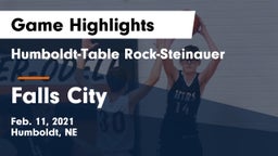 Humboldt-Table Rock-Steinauer  vs Falls City  Game Highlights - Feb. 11, 2021