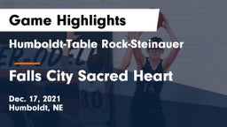 Humboldt-Table Rock-Steinauer  vs Falls City Sacred Heart Game Highlights - Dec. 17, 2021