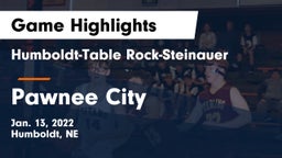 Humboldt-Table Rock-Steinauer  vs Pawnee City  Game Highlights - Jan. 13, 2022