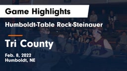 Humboldt-Table Rock-Steinauer  vs Tri County  Game Highlights - Feb. 8, 2022